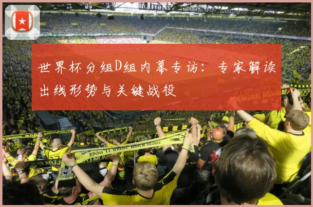 世界杯分组D组内幕专访:专家解读出线形势与关键战役